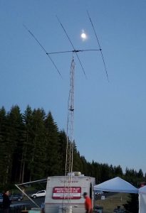 Field Day - Moon in Antenna